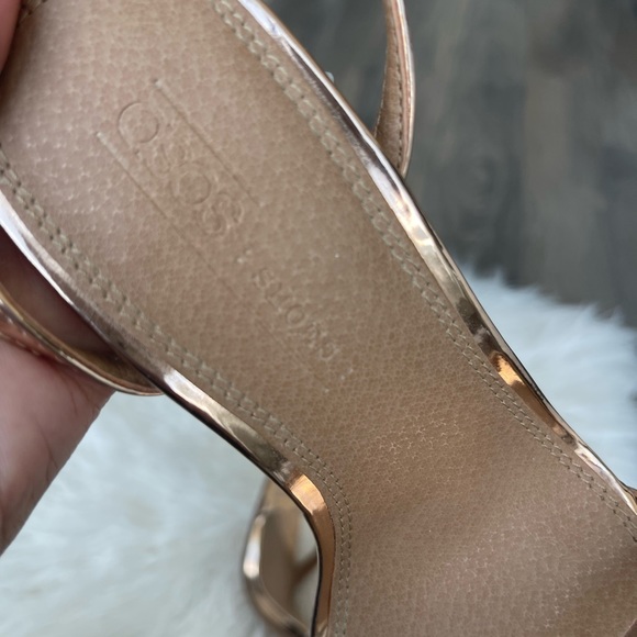 Asos bronze/gold strappy heels - Picture 5 of 5